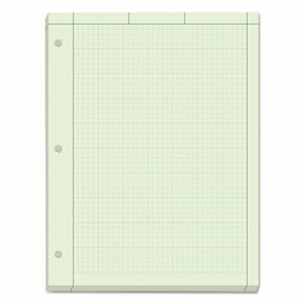 Tops Business Forms TOPS, ENGINEERING COMPUTATION PADS, 5 SQ/IN QUADRILLE RULE, 8.5 X 11, GREEN TINT, 200PK 35502
